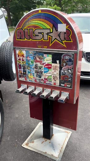 Vintage Sticker Vending Machine at The Thrifted Mini