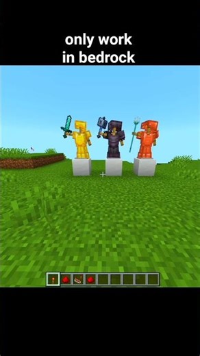 Minecraft Dancing Armor Stand 💀 #shorts