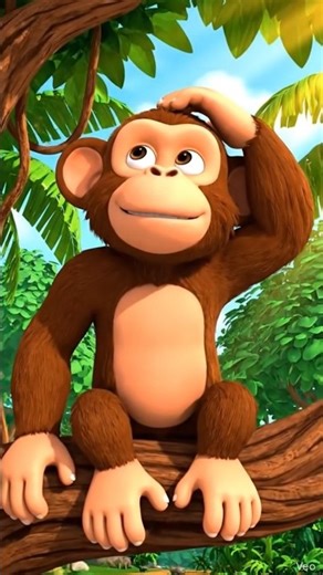 monkey cartoon short. #monkey #cartoon #shorts