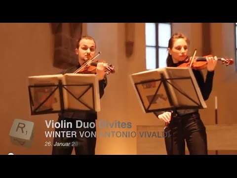 Violin Duo Divites - Antonio Vivaldi Winter 1. und 2. Satz