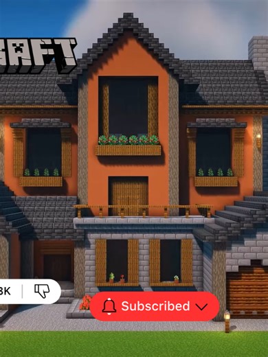 Minecraft: Modern Rustic House Tutorial Part 2