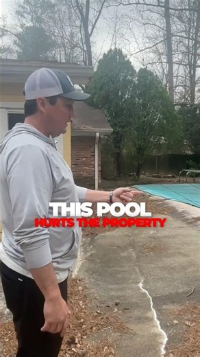 Pool Removal on a Flip When a Backyard Amenity Becomes a Rehab Problem #shorts