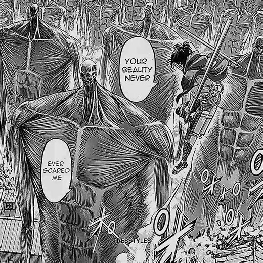 Hange Crying in Attack on Titan Manga Panels
