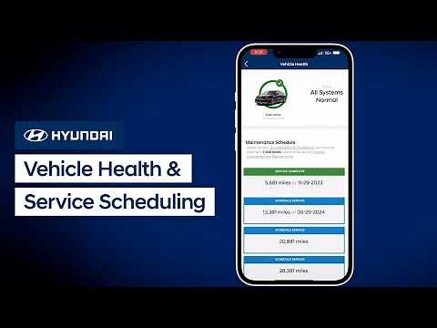 Vehicle Health and Service Scheduling | Bluelink® | Hyundai