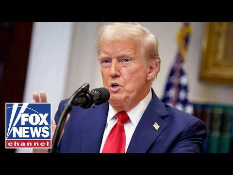 President Trump addresses supporters at Faena Forum