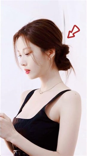 5초컷 로우번 빠르고 예쁘게 묶는법