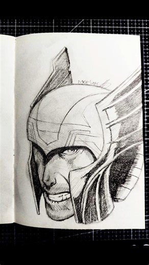 Day 42 - Sketching Thor #moesart #shorts #thor #marvel #godofthunder #drawing #art