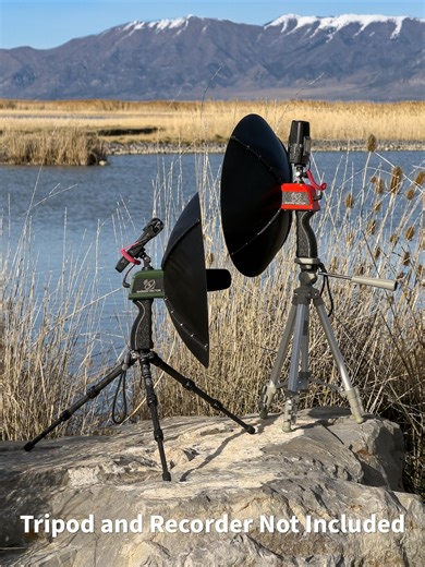 Earwin Vector 14" Parabolic Microphone | High Gain Birding Wildlife Mic | AOM 5024 Capsule - Etsy