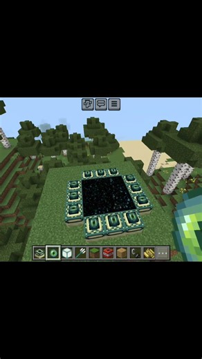 Minecraft Enter Dragon Portal #minecraft