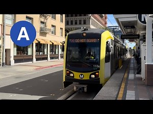 4K | LA Metro A (Blue) Riders View from Long Beach to Downtown Los Angeles