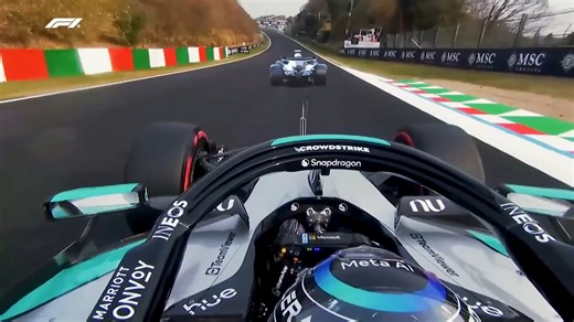 基米·安东内利和乔治·拉塞尔的幽灵车对比圈速！