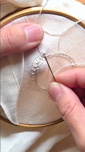 白シャツに刺繍を施す｜Embroidery on Linen #刺繍 #手仕事