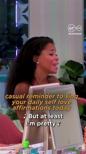 Today’s affirmation: ✨ I am pretty ✨ I am funny ✨ I am my own best friend | Love Island USA