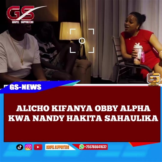 UPENDO WA OBBY ALPHA KWA NANDY💪 #GOSPELSPPORTERS #HEAVENPRESENTERS #GOSPELSUPPORTEOWN
