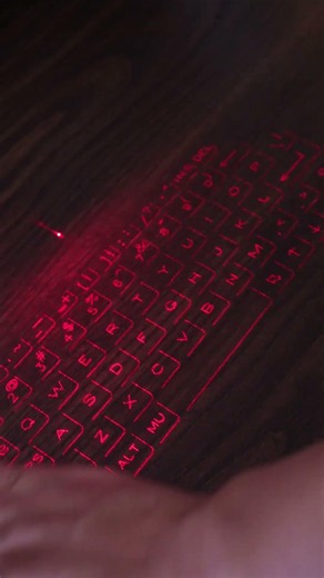 The laser projection keyboard used by hackers in movies— you'll be the coolest kid on the block!
