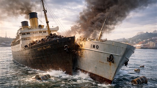 How a minor harbor collision triggered the Halifax explosion, the chain of errors behind the largest pre-nuclear blast