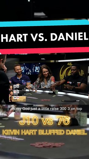 Kevin Hart Bluffs Pro Poker Player Daniel Negreanu in High Stakes Game