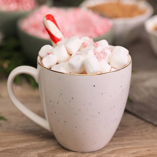 Get everything you need for this holiday hot chocolate bar from Amazon. This is the BEST hot chocolate you'll ever have! bit.ly/2DdXEZN | Tasty