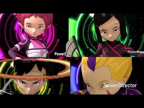 Code Lyoko Evolution Aelita, Yumi, Ulrich and Odd Transformation Fanmade