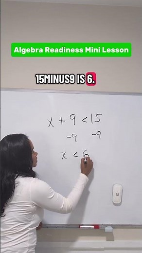 One-Step Inequality Practice | Algebra Readiness