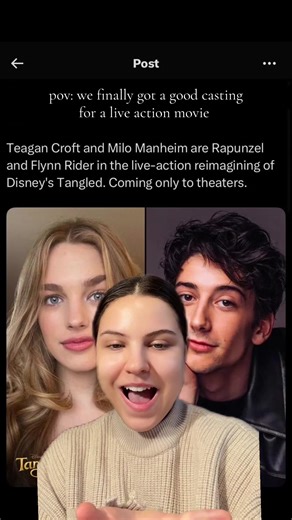 Exciting Live Action Casting for Rapunzel Movie