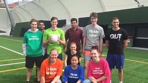 QUT GAMES is on tomorrow at the QUT Sportsfield. If you haven't registered yet, you can sign up via this link: http://bit.ly/2o3l6iH. - FREE BBQ Pancakes, - FREE Soccer, Touch, Netball, Basketball, Ultimate Frisbee, Dodgeball & Volleyball - FREE Sausage Sizzle Plus giveaways from Chobani Yogurt & Redbull A little rain is focasted so we have marquees to keep you dry. QUT GAMES is still on! If that changes we will post on this Facebook page. We can't wait to see you all in the morning. Gates open 