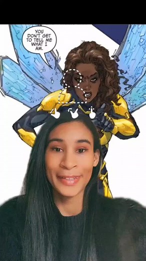 #bumblebee #dc #comics #dccomics #laurenfaust #blerd #blackgirl #comictok #fyp #greenscreen #foryoupage #teentitans #titans #youngjustice