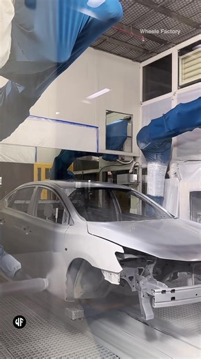 Nissan second coat primer spraying workshop#1343 💚🤩 | Auto Heritage Center