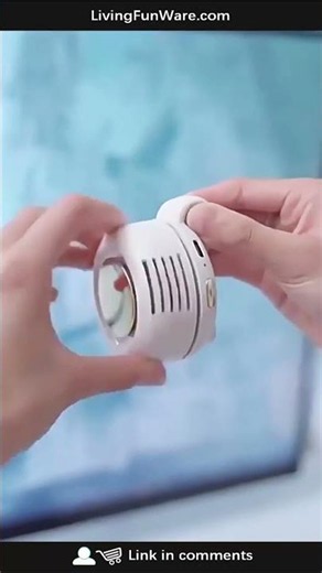 🌀 Mini Turbo Bladeless Neck Fan — Stay Cool, Stay Fresh Anywhere
