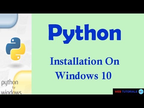 Python Installation on Windows 10