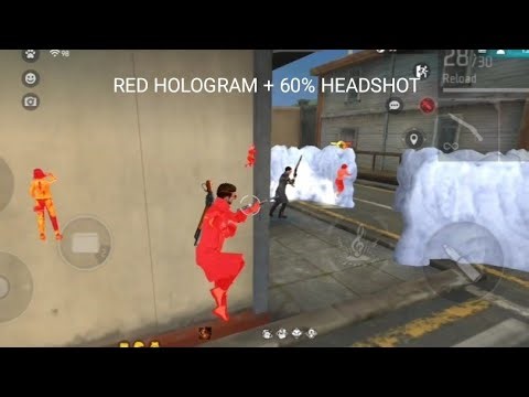 Free Fire Max Red Hologram !! 60% Headshot Config File