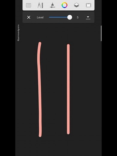 Autodesk Sketchbook Basics: Smoother Lines (Predictive Stroke) | For Beginners #shorts