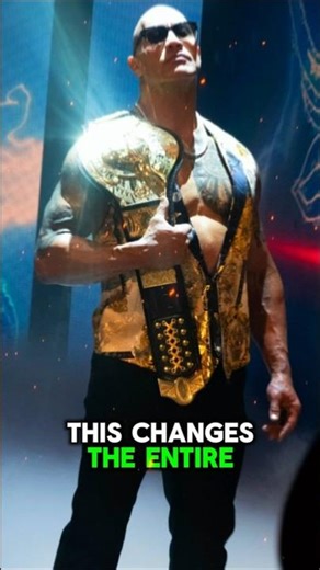 The Rock Behind Randy Orton?! 😳🔥 #wwetherock