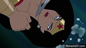 Wonder Woman - Justice League S02E15 - KO & Arm Carry on Make a GIF