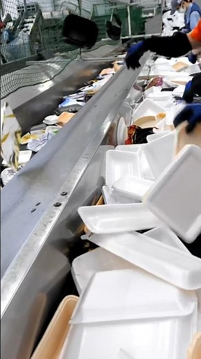 １７５万枚の食品トレーを再生する日本の工場。huge recycling plant #making#プロセス#リサイクル #recycle