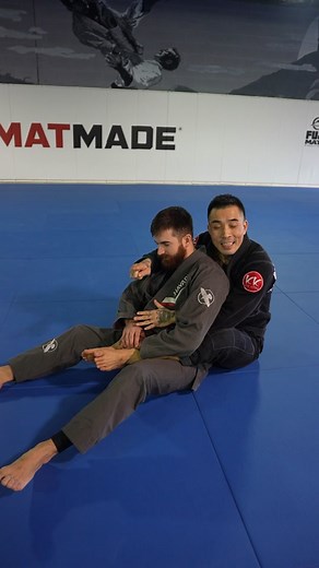 Triangle Choke Setup from Back Mount in Jiu Jitsu