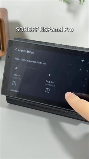 Syncing devices to Apple Home with NSPanel Pro is actually easy. 😌 #sonoff #tips #nspanel #diy #smartpanel