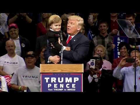 Parents Or Donald Trump? Little Kid At Trump Rally Chooses To Stay With Trump - FNN