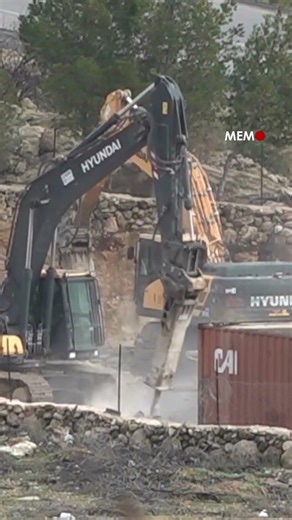 Israeli forces demolish commercial structure near Bethlehem