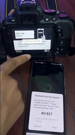 NIKON CAMERA WITH MOBILE BLUETOOTH PAIRING # CAMERA SE PHOTO VEDEO TRANSFER TO MOBILE