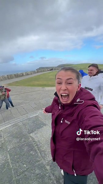 Windy Scenes at Cliffs of Moher