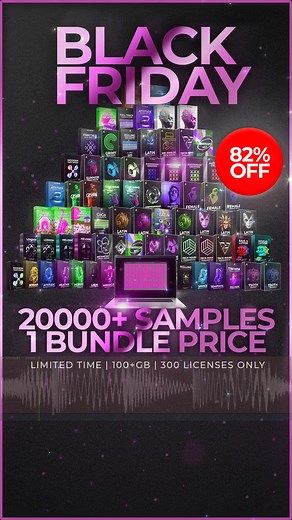 Get 20,000+ House Samples in ONE bundle. 82% OFF for Black Friday! Strictly limited to 300 licenses. Don't miss this. | Tech House Market | Facebook