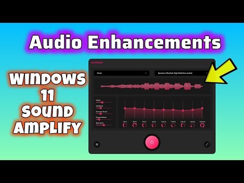 FX sound equalizer boost volume for Windows 11 computer