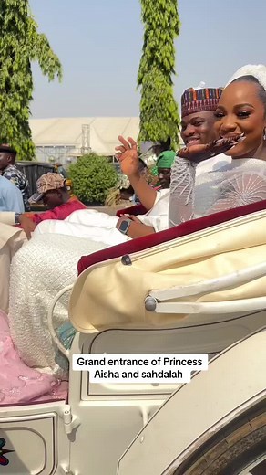 Grand Entrance of Princess Aisha at Royal Wedding