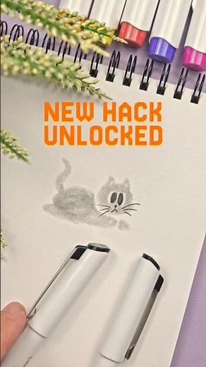 Unlock The PENCIL POWDER Hack #art #drawingtutorial #howtodraw #drawing #tutorial #artshorts