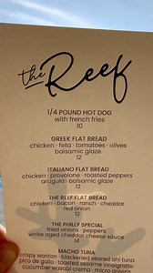 13K views · 275 reactions | Poolside Menu Reef Restaurant 視 coming...