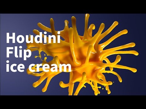 [Houdini tutorial] Houdini flip make ice cream