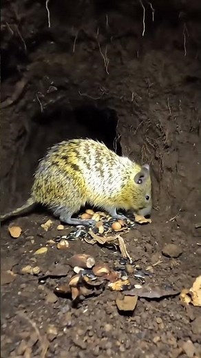 AGOUTI POV: Inside a Hidden Forest Burrow (RAW FOOTAGE)