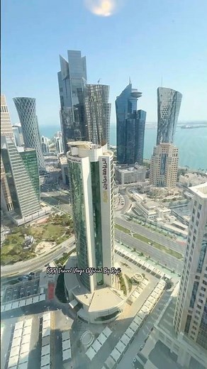 Stunning View of Doha’s Skyline | Day & Night City View from the hotel🤩#shortvideo