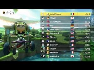 Mario Kart 8 Deluxe (Switch) Online Race as Inkling Girl - Worldwide - Gameplay ITA